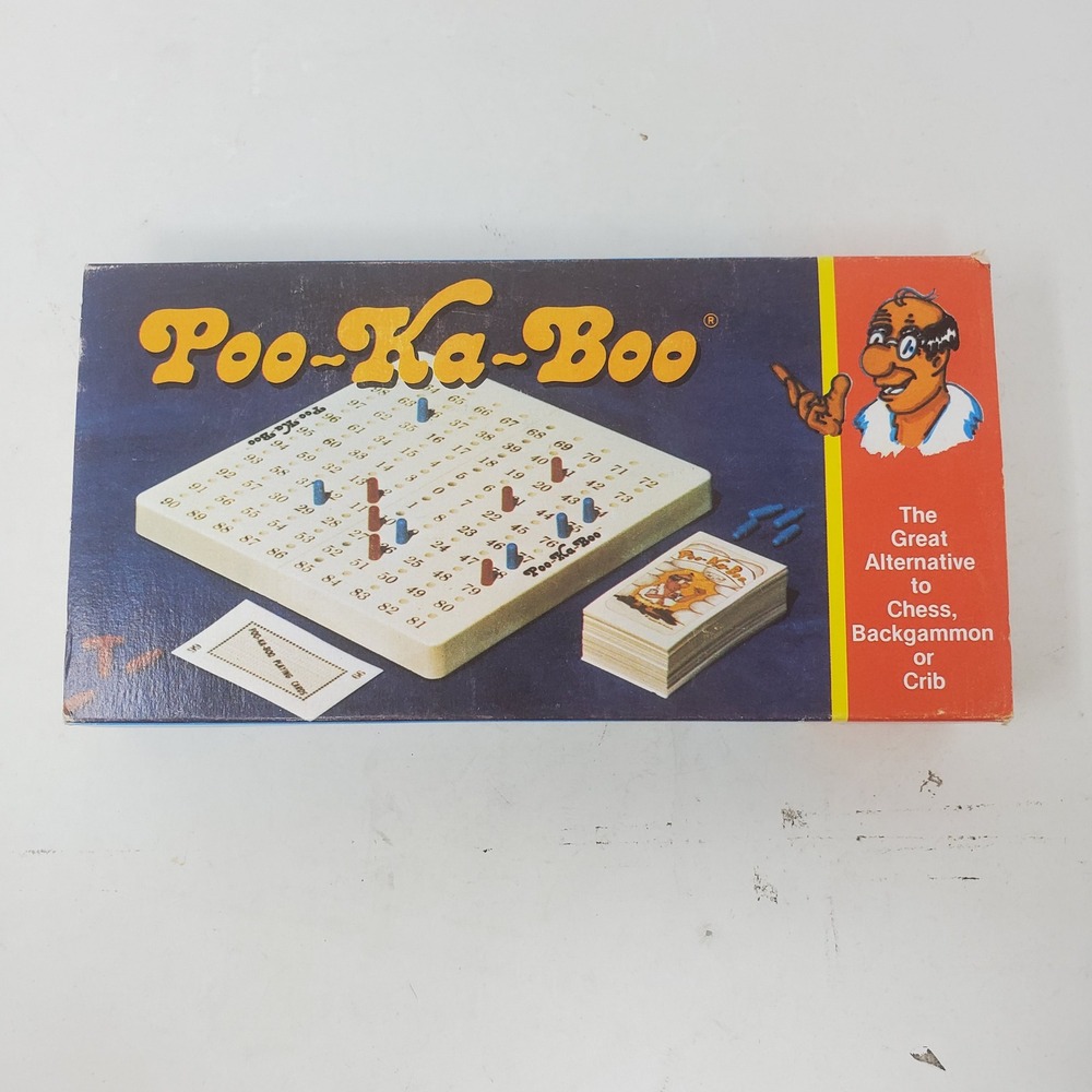 Vintage Poo-Ka-Boo Board Card Game 70s Complex Promotions Jack Montgomery Canada